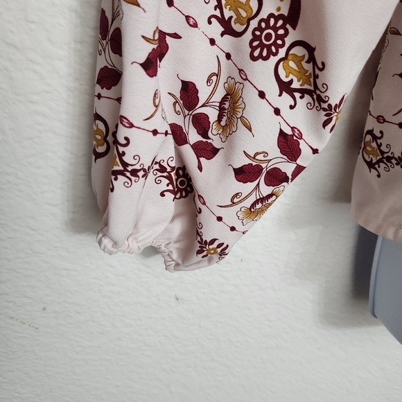 B Collection By Bobeau Bridgette Peasant Top - Picture 4 of 9